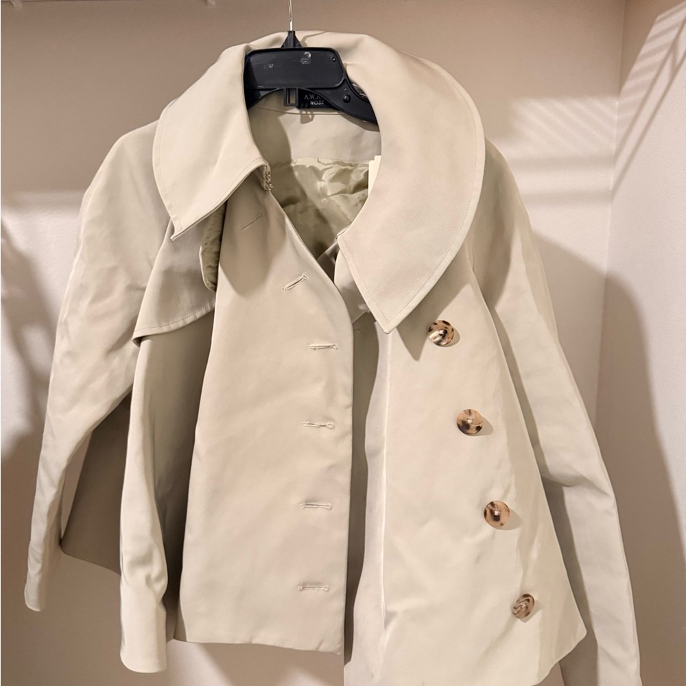 Awake Mode Gabardine Trench Coat - Picture 9 of 14